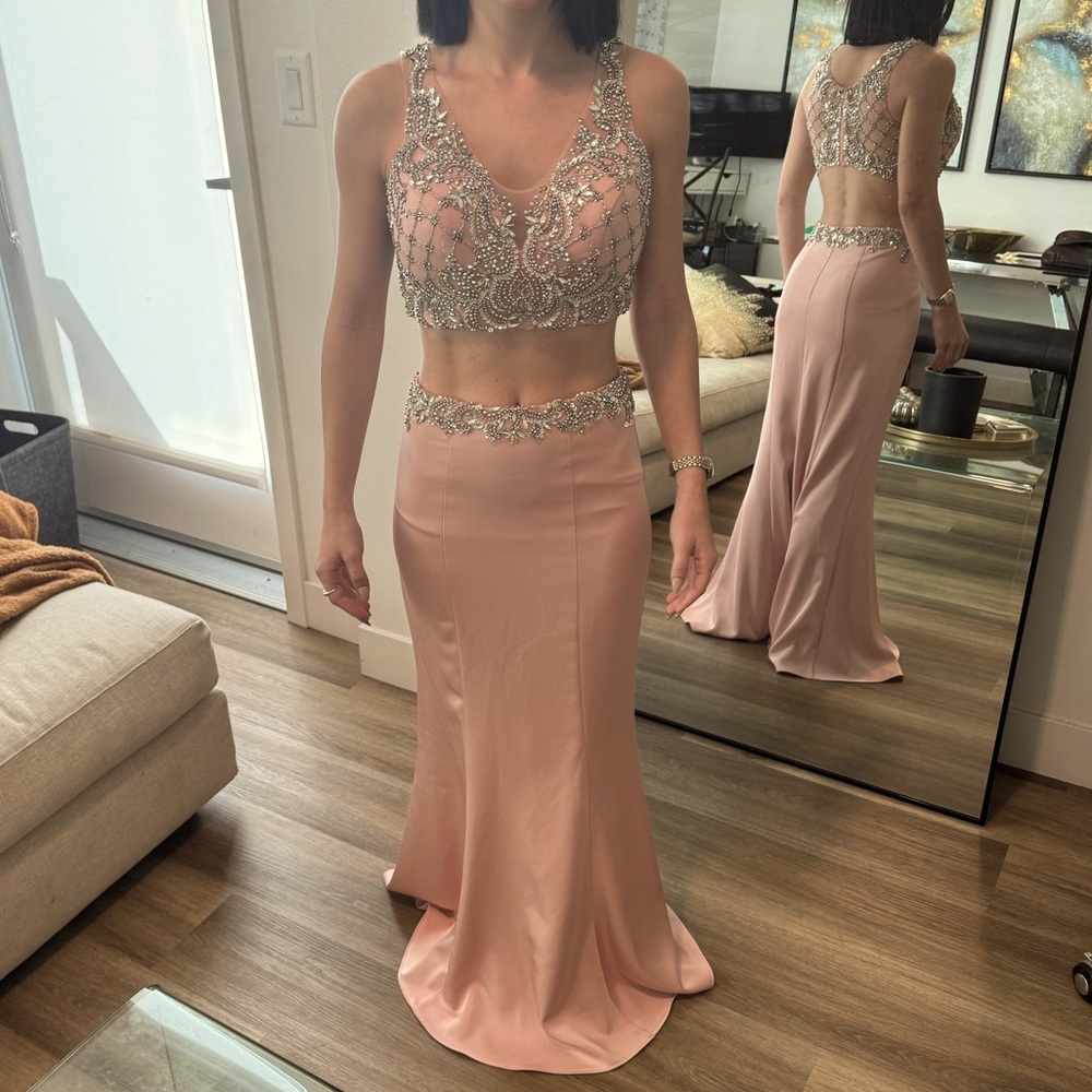Two Piece Prom Dress